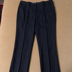 J Crew black wool dress slacks 6P NWT